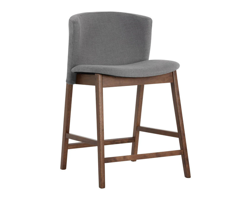 HADLEY - Tabouret de bar walnut