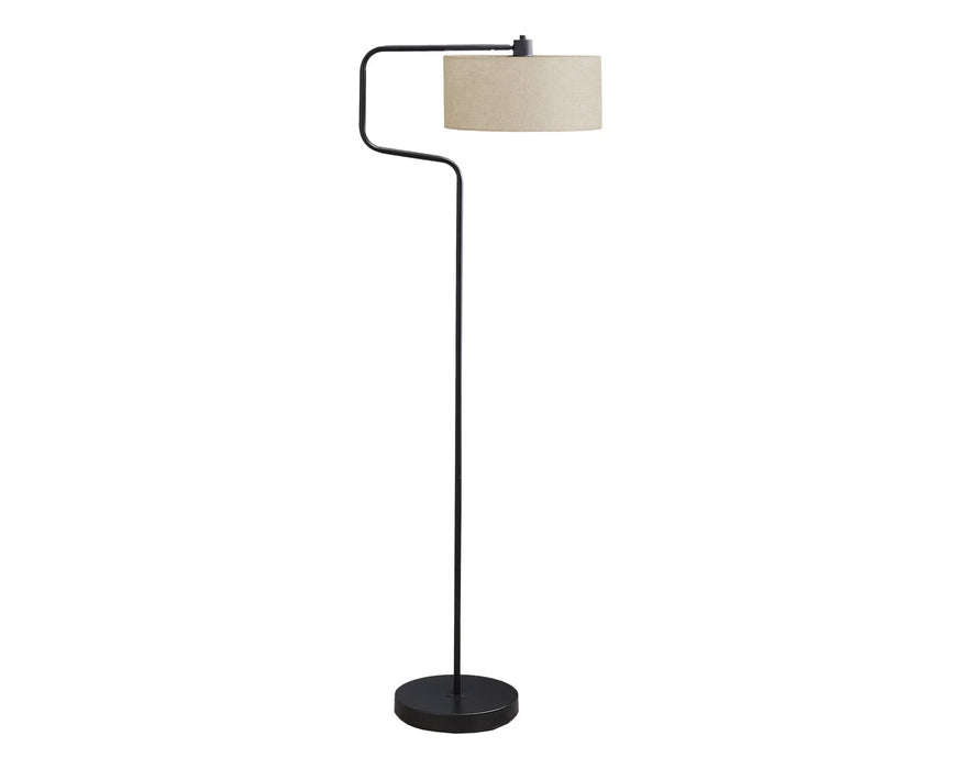 ALFRED - Lampe sur pied 61" noir