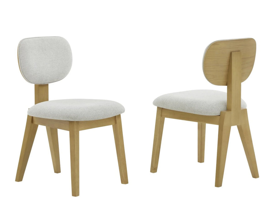 SUND - Chaise de cuisine scandinave en bois naturel