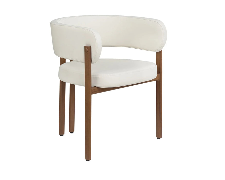 SIENA – Chaise de cuisine contemporaine crème