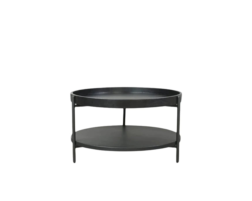PAVIA - Table de salon 27" acacia noir