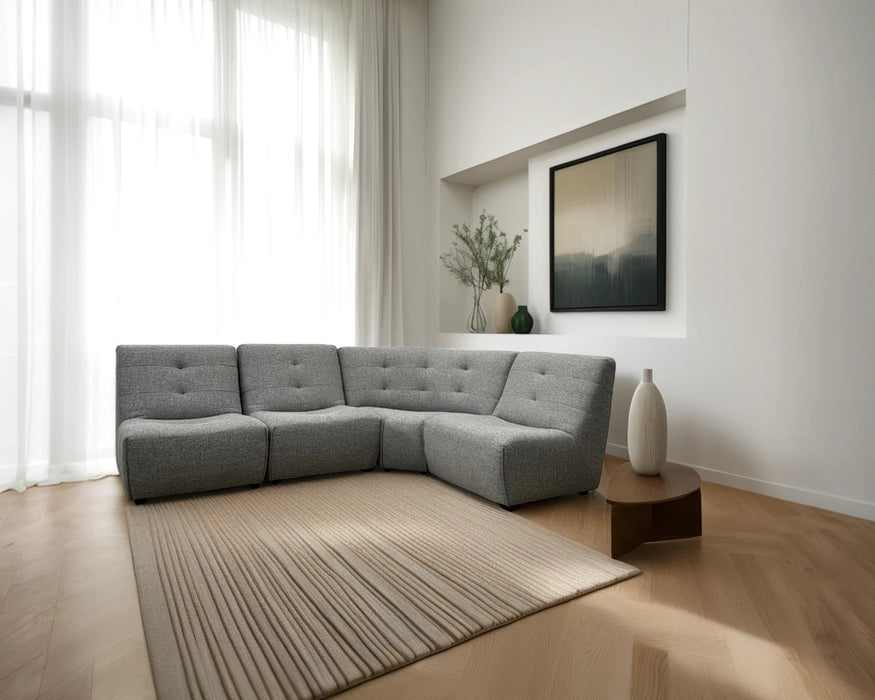 MITAN - Sofa modulaire 106" gris