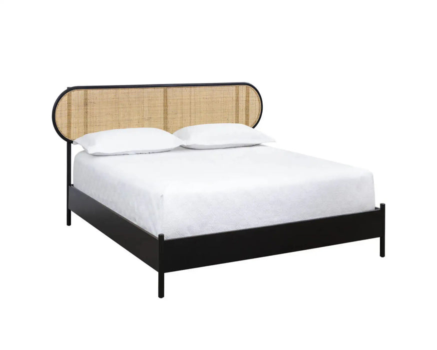 GYPSY - Base de lit bois d'hévéa massif