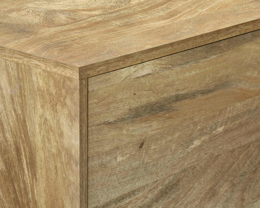 TIMO - 72" pale walnut TV stand