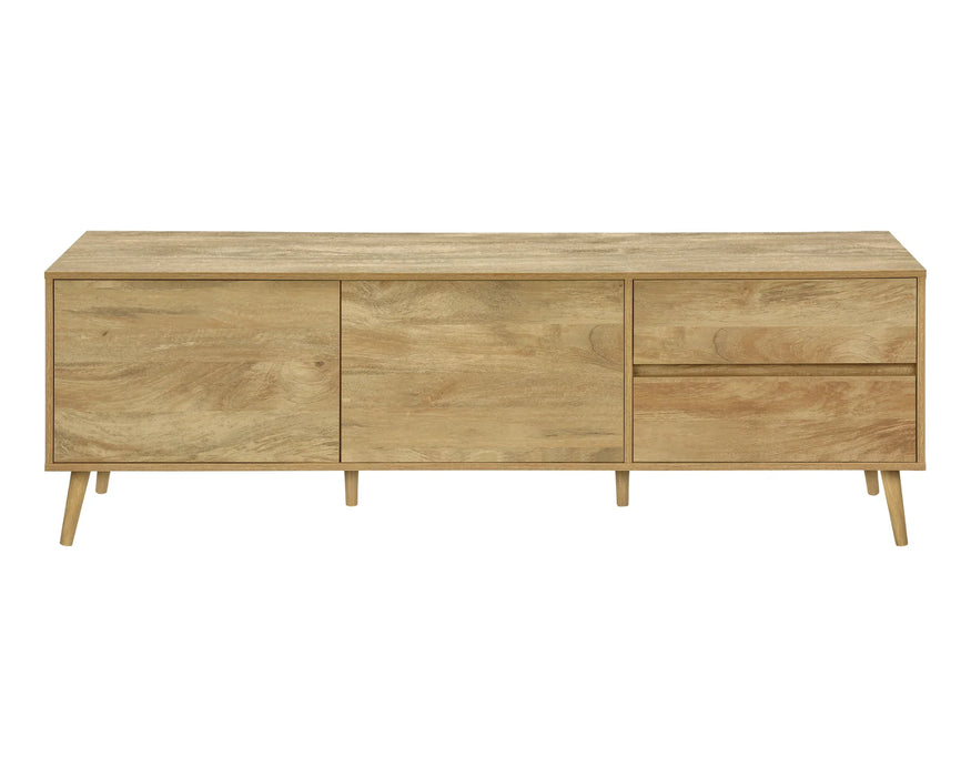 TIMO - 72" pale walnut TV stand