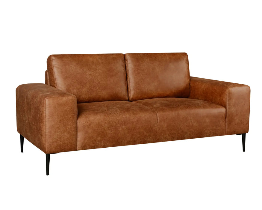 SHONDA - Causeuse 67" orange brûlé