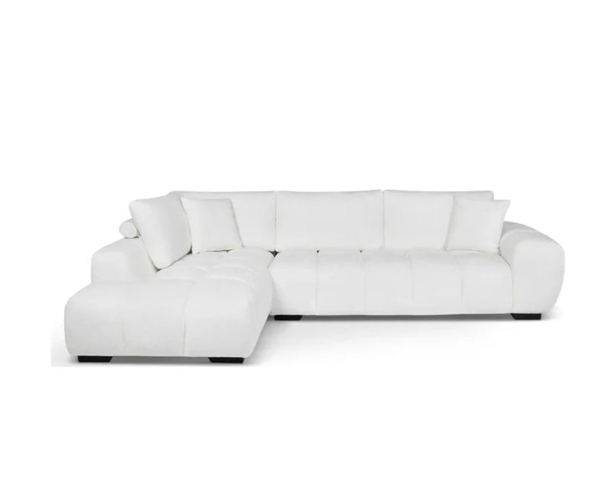 CIELLO - Sofa sectionnel 120'' blanc