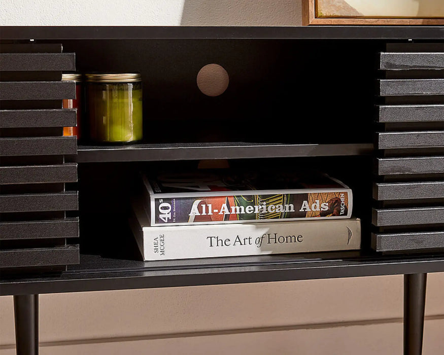 LIVIA - 72" black TV stand