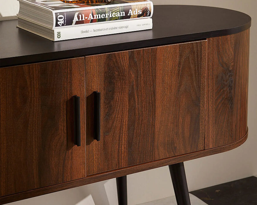 CARLY - 72" dark walnut TV stand