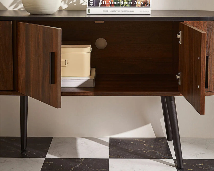 CARLY - 72" dark walnut TV stand