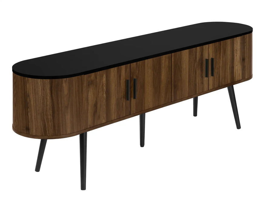 CARLY - 72" dark walnut TV stand