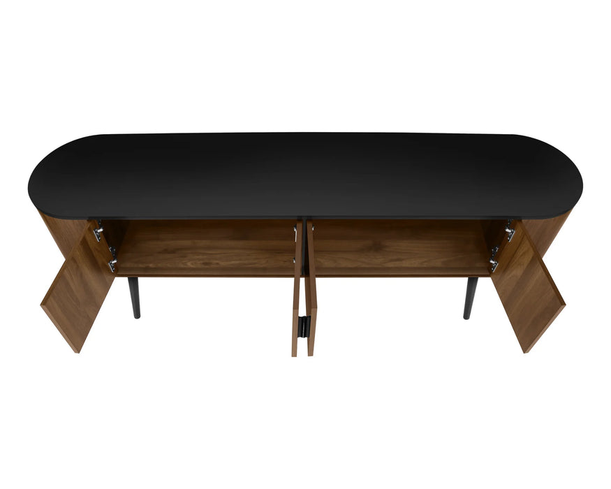 CARLY - 72" dark walnut TV stand
