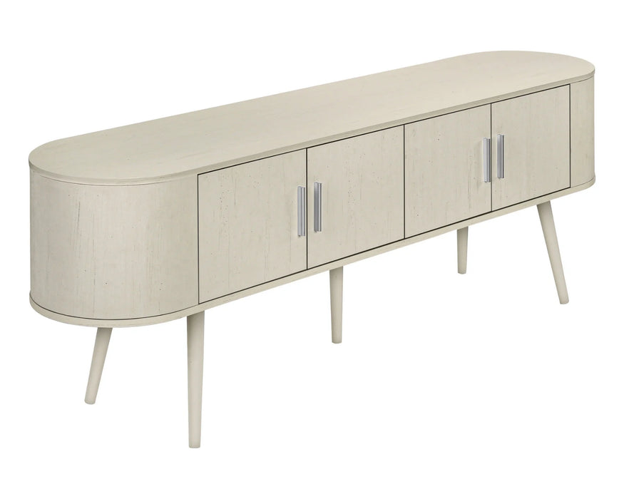 CARLY - 72" antique white TV stand