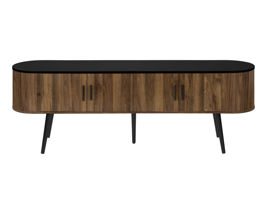 CARLY - 72" dark walnut TV stand