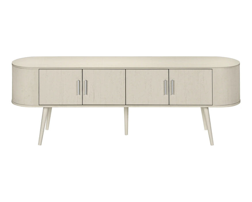 CARLY - 72" antique white TV stand