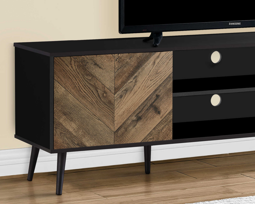 GABI - 72" black & brown TV stand