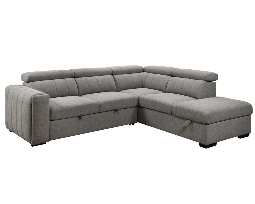 PATRICE - Sofa lit 103" gris