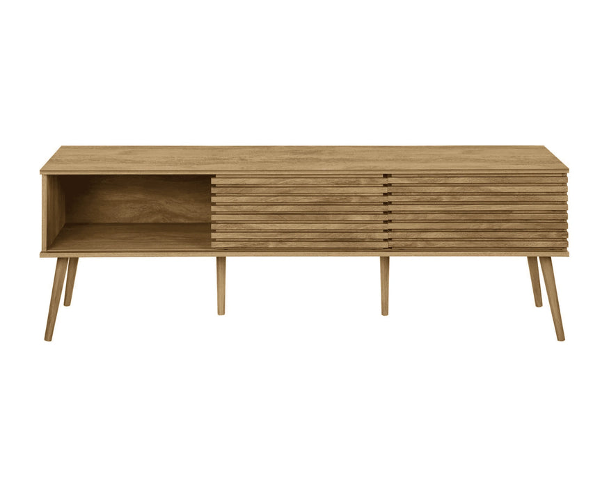 LIVIA - 72" pale walnut TV stand