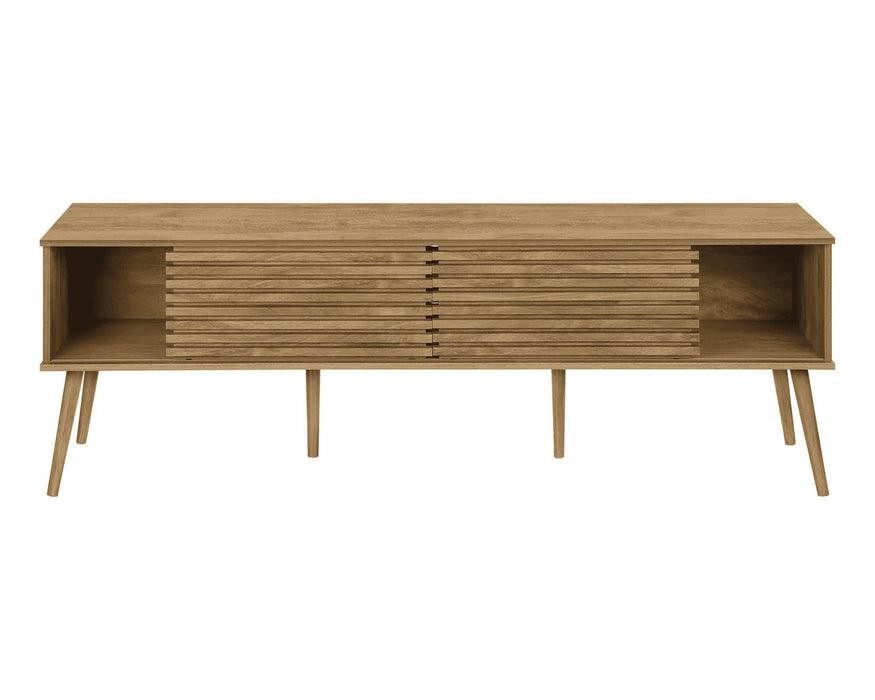 LIVIA - 72" pale walnut TV stand