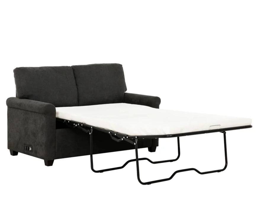 CHICO - Sofa lit 55" noir