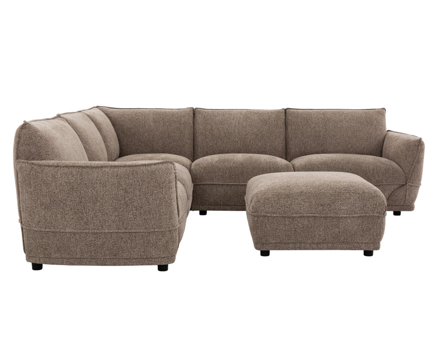 SCALA - Sofa sectionnel 111" taupe