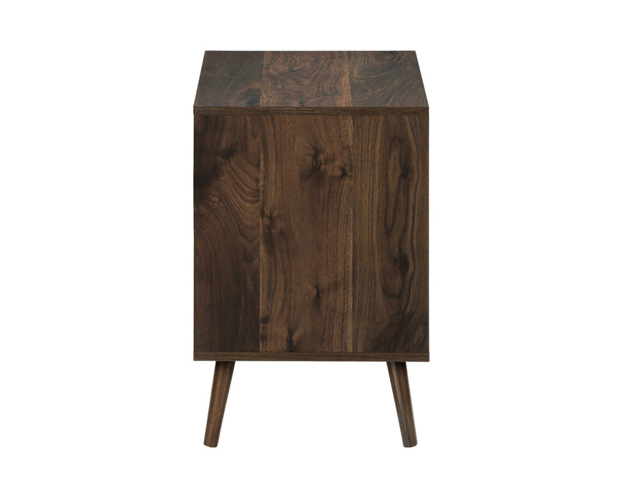 ALBAN – Table d’appoint en noyer foncé