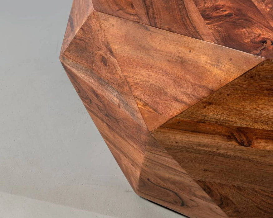 DIAMOND - Table de salon en acacia massif