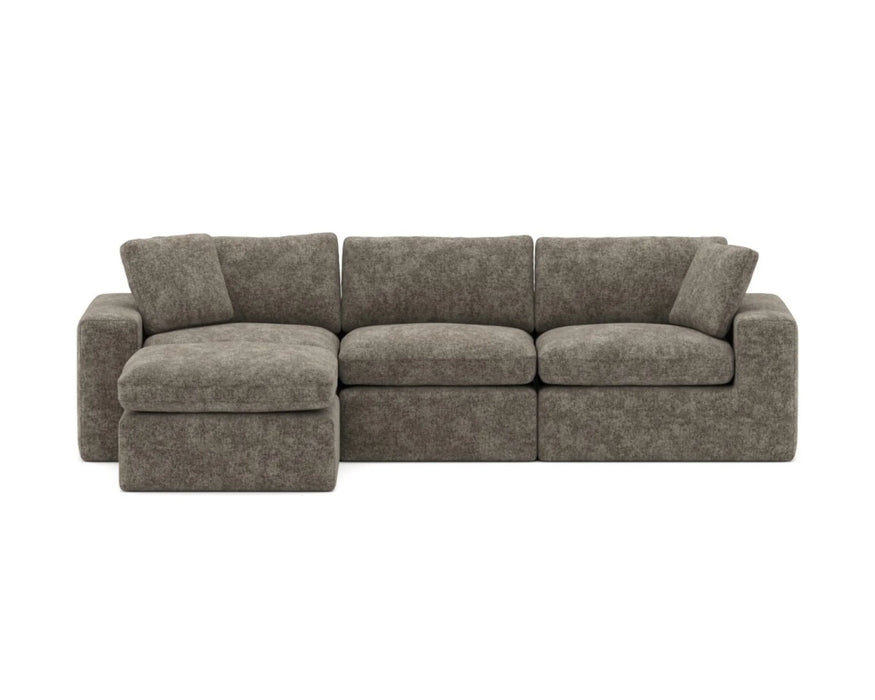 NOAH - Sofa modulaire 4 morceaux taupe