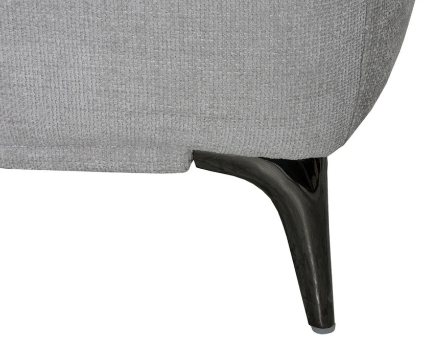 TEMPO - Sofa sectionnel 116" gris