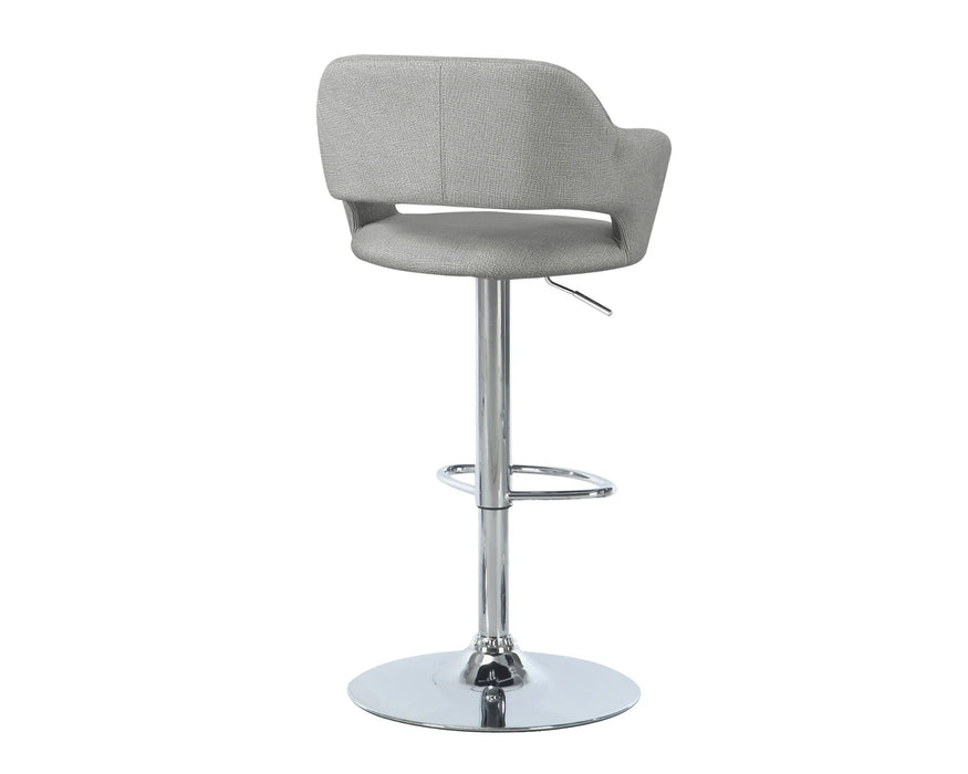 EZIO - Tabouret de bar ajustable gris