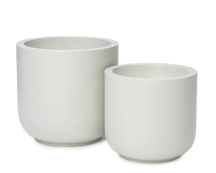 CAULDRON - Pot décoratif intérieur 13" blanc