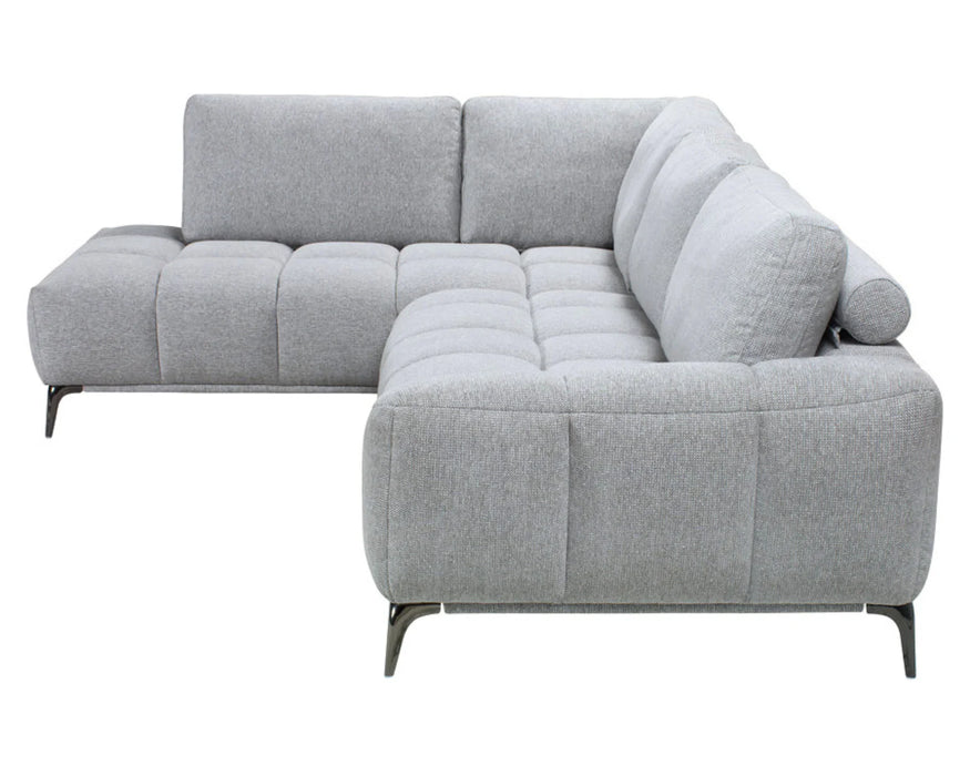 TEMPO - Sofa sectionnel 116" gris