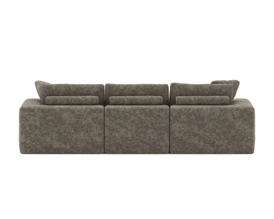 NOAH - Sofa modulaire 4 morceaux taupe