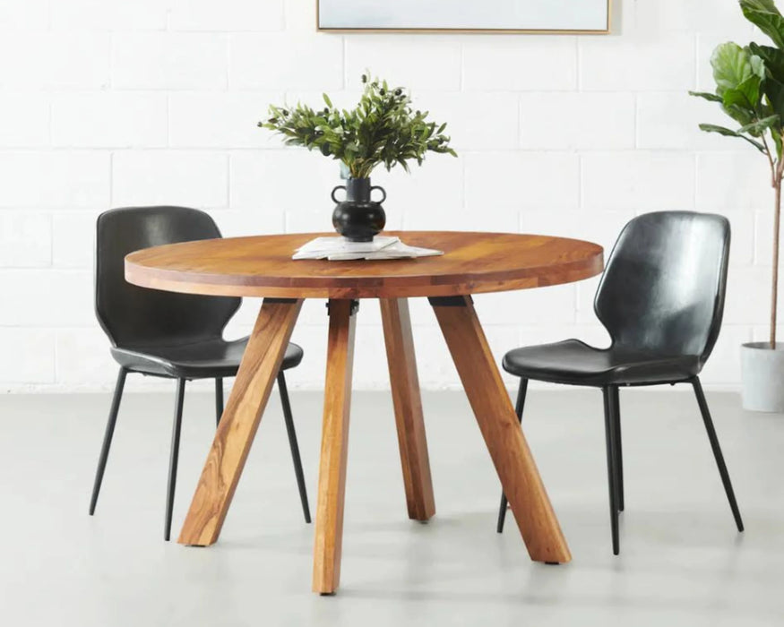LOUSIANA - Table de cuisine 47" en bois d'acacia massif