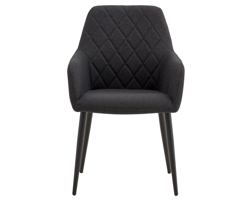 PRISKA - Chaise de salle à manger noir