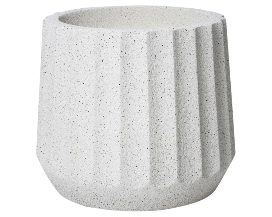 CUPCAKE - Pot décoratif intérieur 14" blanc