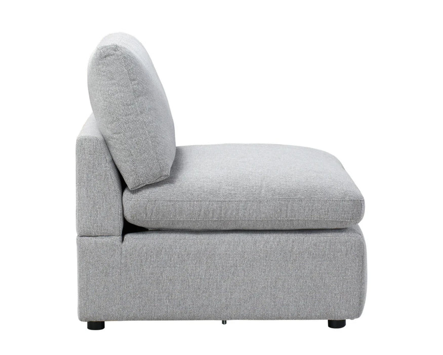 ENZO - Chaise 32" gris pâle