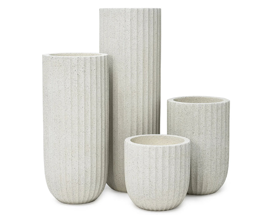 BEACH - Pot décoratif intérieur 12" beige