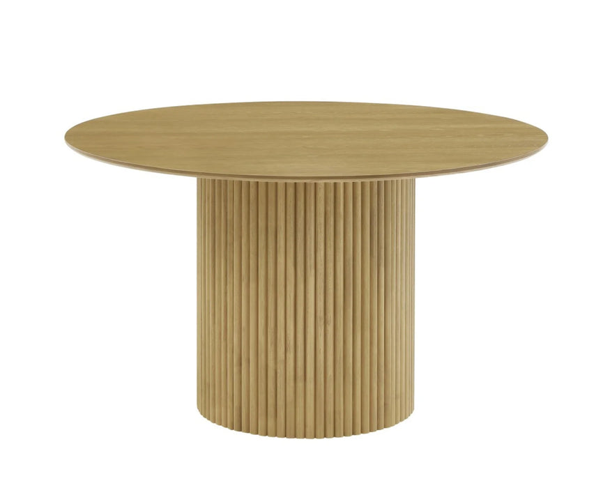BERGEN - Ensemble de salle à manger scandinave en bois naturel