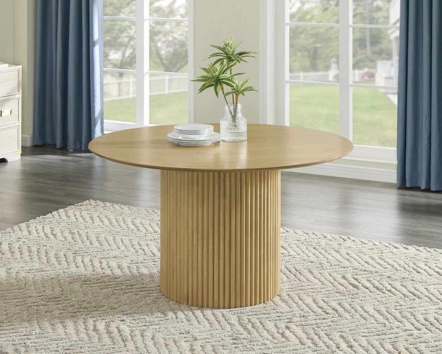 HÉLÈNE - Table à manger 52" scandinave en chêne