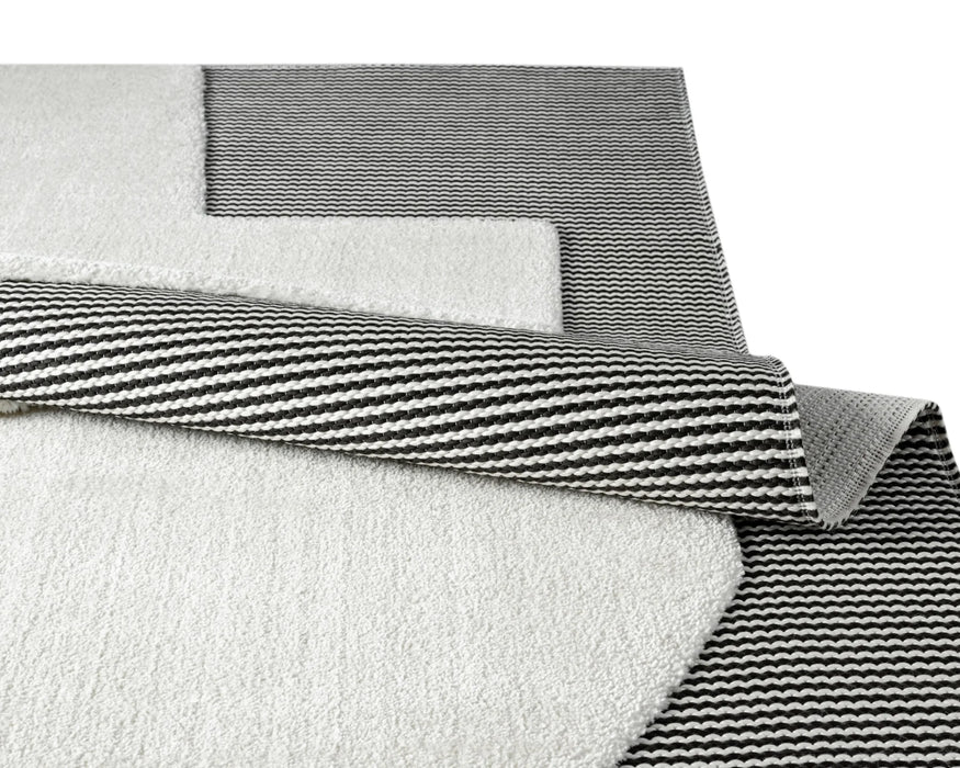 NAVAJO - Tapis 5 x 8 géométrique texturé