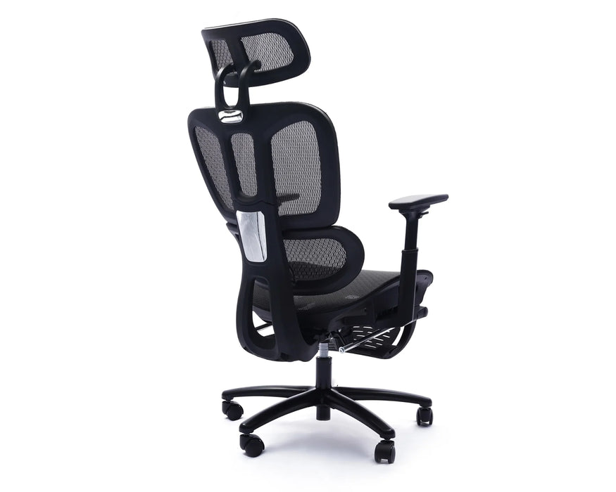 HUXLEY - Chaise de bureau ergonomique avec repose-pieds