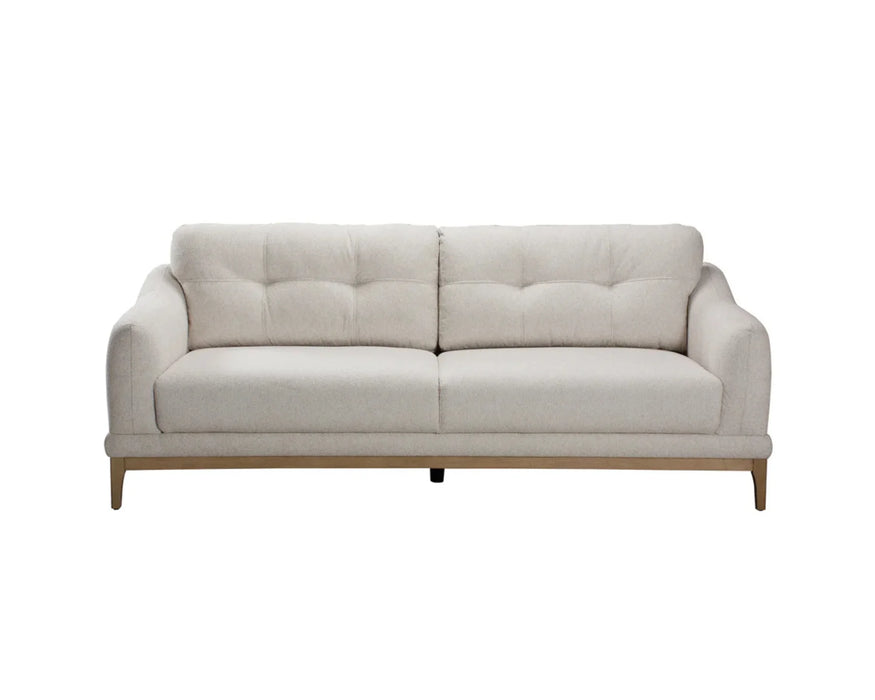 LUCA - Sofa 3 places 84" crème