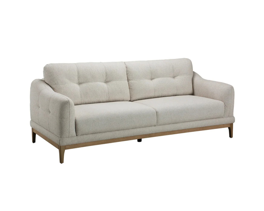 LUCA - Sofa 3 places 84" crème