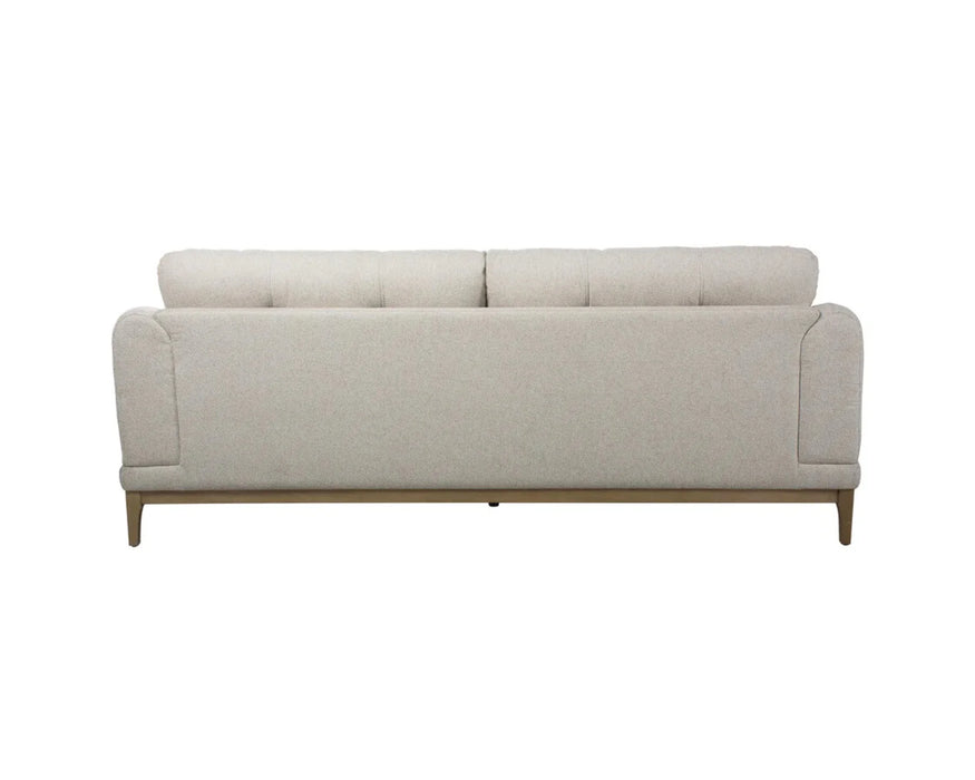 LUCA - Sofa 3 places 84" crème