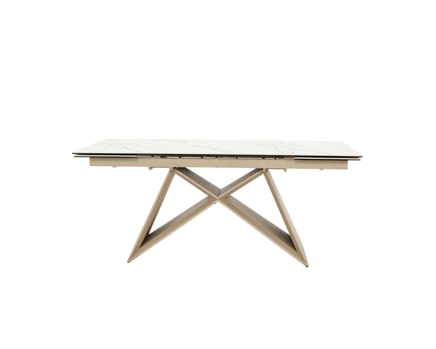 MALIBU - Table de cuisine extensible 71" - 102" en céramique