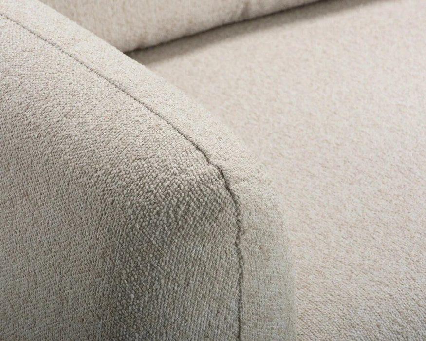 LUCA - Sofa 3 places 84" crème