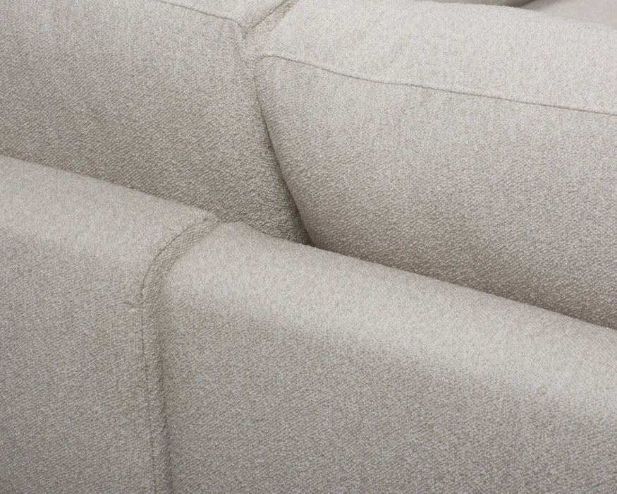 PHILIPPE - Sofa modulaire 145" crème