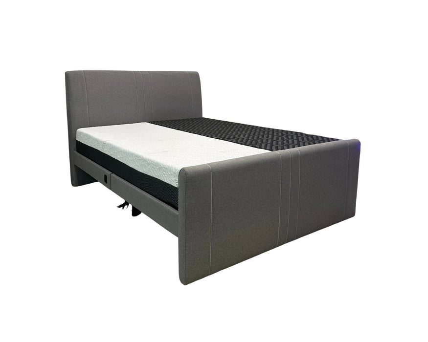 GASPARD - Base de lit ajustable électrique avec massage intégré gris