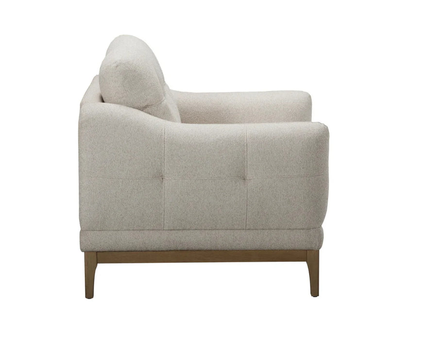 LUCA - Fauteuil 39" crème